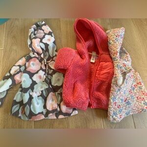 Floral and Pink Kids Hoodies